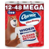 Charmin Toilet Paper Ultra Strong, 12 Mega Rolls, 2-ply Bath Tissue
