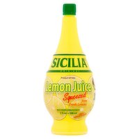 Sicilia Original Squeezed Lemon Juice, 7 fl oz, 7 Fluid ounce