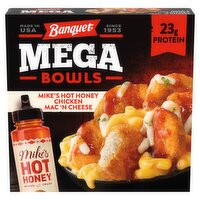Banquet Mega Bowls Mike's Hot Honey Chicken Mac 'N Cheese, 13.8 oz