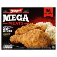 Banquet Mega Meats Original Crispy Chicken Thigh with Homestyle Mashed Potatoes, 14.25 oz