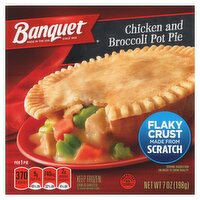 Banquet Chicken and Broccoli Pot Pie, 7 oz, 7 Ounce