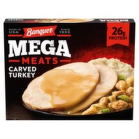 Banquet Mega Meats Carved Turkey, 13.5 oz