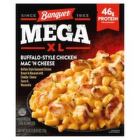 Banquet Mega XL Buffalo-Style Chicken Mac'N Cheese, 26 oz