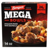 Banquet Dynamite Penne with Meatballs Mega Bowls, 14 oz