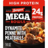 Banquet Mega Bowls Dynamite Penne with Meatballs  14 oz