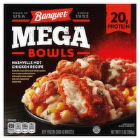 Banquet Mega Bowls Nashville Hot Chicken Recipe, 13 oz, 13 Ounce