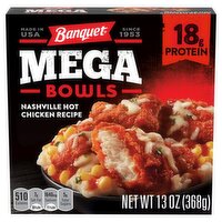 Banquet Mega Bowls Nashville Hot Chicken Recipe, 13 oz, 13 Ounce