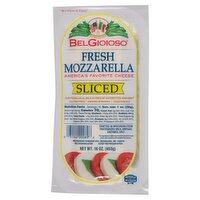 BelGioioso BelGioioso Sliced Fresh Mozzarella Cheese, 16 oz, 16 Ounce 