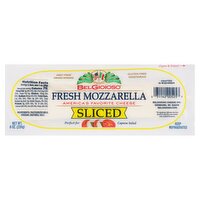 BelGioioso Fresh Mozzarella Sliced Cheese, 8 oz