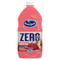 Ocean Spray Zero Sugar Strawberry Mango Flavored Cranberry Juice Drink, 64 fl oz, 64 Fluid ounce