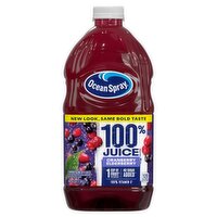 Ocean Spray Cranberry Elderberry Blend 100% Juice, 64 fl oz, 64 Fluid ounce