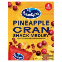 Ocean Spray Pineapple Cran Snack Medley, 1 oz, 5 count, 5 Ounce