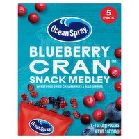 Ocean Spray Blueberry Cran Snack Medley, 1 oz, 5 count, 5 Ounce