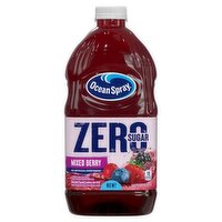 Ocean Spray Zero Sugar Mixed Berry Flavored Cranberry Juice Drink, 64 fl oz, 64 Fluid ounce