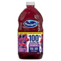 Ocean Spray Cranberry Concord Grape Blend 100% Juice, 64 fl oz, 64 Fluid ounce