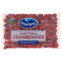 Ocean Spray Fresh Premium Superfruit Cranberries, 12 oz, 12 Ounce