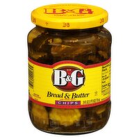 B&G Bread & Butter Chips with Whole Spices Pickles, 24 fl oz, 24 Fluid ounce