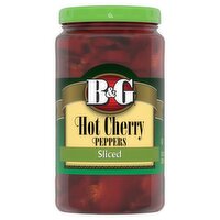 B&G Sliced Hot Cherry Peppers, 12 fl oz, 12 Ounce