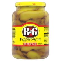 B&G Whole Pepperoncini, 32 fl oz