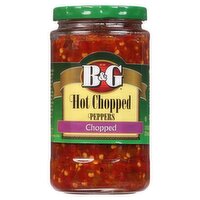 B&G Hot Chopped Peppers, 12 fl oz