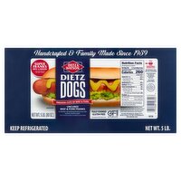 Dietz & Watson Dietz Dogs Uncured Beef & Pork Franks, 5 lb