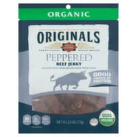 Dietz & Watson Originals Organic Peppered Beef Jerky, 2.5 oz