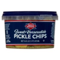 Dietz & Watson Sweet Horseradish Pickle Chips, 16 fl oz