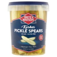 Dietz & Watson Kosher Pickle Spears, 32 fl oz