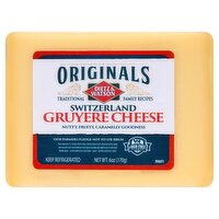 Dietz & Watson Originals Switzerland Gruyere Cheese, 6 oz