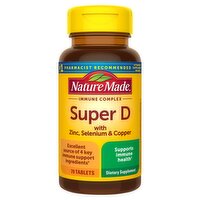 Nature Made Immune Complex Super D with Zinc, Selenium & Copper Dietary Supplement, 70 count