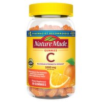 Nature Made Tangerine C Maximum Strength Dosage Dietary Supplement, 1000 mg, 80 count