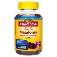 Nature Made Cherry Melatonin Maximum Strength Dosage Dietary Supplement, 10 mg, 60 count