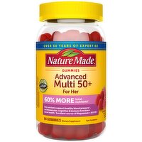 Nature Made Gummies Advanced Multi 50+ for Her Dietary Supplement, 84 count
