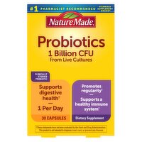 Nature Made Probiotics 1 Billion CFU Dietary Supplement, 30 count