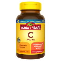 Nature Made Vitamin C 1000 mg Tablets, 100 Count, 100 Each