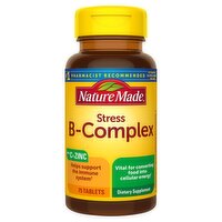 Nature Made Stress B-Complex with Vitamin C and Zinc Tablets, 75 Count, 75 Each