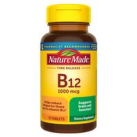 Nature Made Time Release B12 Dietary Supplement, 1000 mcg, 75 Count