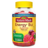 Nature Made Energy B12 1000 mcg Gummies, 80 Count