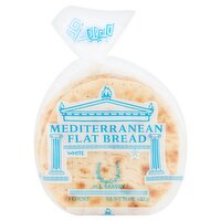 M.E. Bakery White Mediterranean Flat Bread, 5 count, 16 oz