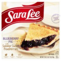 Sara Lee Blueberry Pie with Summer Sweet Blueberries, 27 oz, 27 Ounce