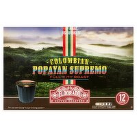 Eldorado Colombian Popayan Supremo Full City Roast Coffee K-Cup Pods, 0.44 oz, 12 count