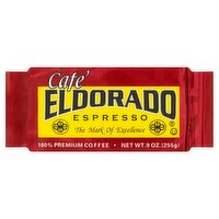 Cafe' Eldorado Espresso 100% Premium Coffee, .9 oz