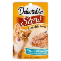 Delectables Stew Lickable Treat for Cats with Tuna & Whitefish, 1.4 oz