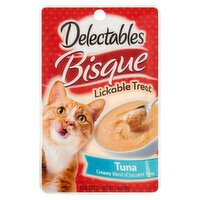 Delectables Bisque Lickable Treat for Cats with Tuna, 1.4 oz