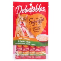 Delectables Squeeze Up Handheld Lickable Treats Treats for Cats, 0.5 oz, 4 Count