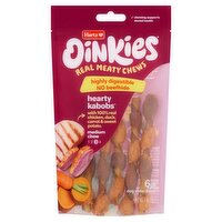 Hartz Oinkies Hearty Kabobs Dog Chew Treats, 6 count, 3.0 oz