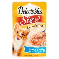 Delectables Stew Lickable Treat for Cats with Tuna & Shrimp, 1.4 oz