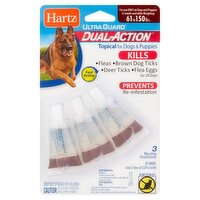 Hartz Ultra Guard Dual Action Topical for Dogs Puppies 0.220 fl oz 3 count ShopRite