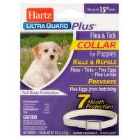 Hartz Ultra Guard Plus Fresh Scent Flea & Tick Collar for Puppies, 0.51 oz