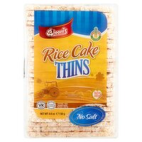 Bloom's Kosher Products Thins No Salt Rice Cake, 4.6 oz